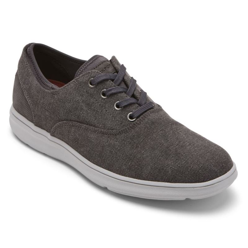 ROCKPORT - MEN'S ZADEN CVO SNEAKER-MAGNET CANVAS NUBUCK