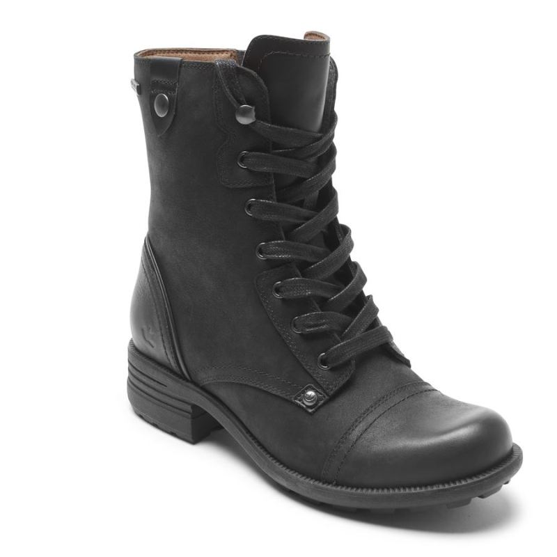 ROCKPORT - WOMEN'S COBB HILL BRUNSWICK BOOT-WATERPROOF-BLACK