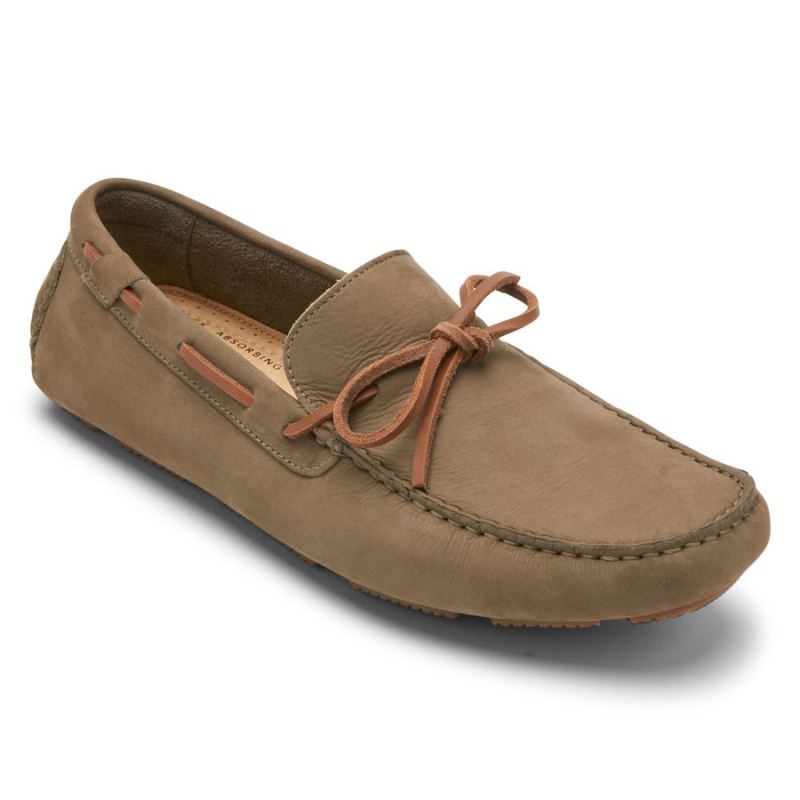 ROCKPORT - MEN'S RHYDER TIE LOAFER-VICUNA NUBUCK