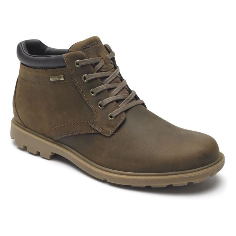 ROCKPORT - RUGGED BUCKS WATERPROOF BOOT-BOSTON TAN