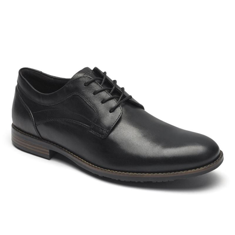 ROCKPORT - MEN'S DUSTYN PLAIN TOE OXFORD-BLACK