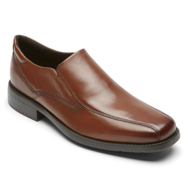 ROCKPORT - MEN'S GREYSON BIKE TOE SLIP-ON-TAN