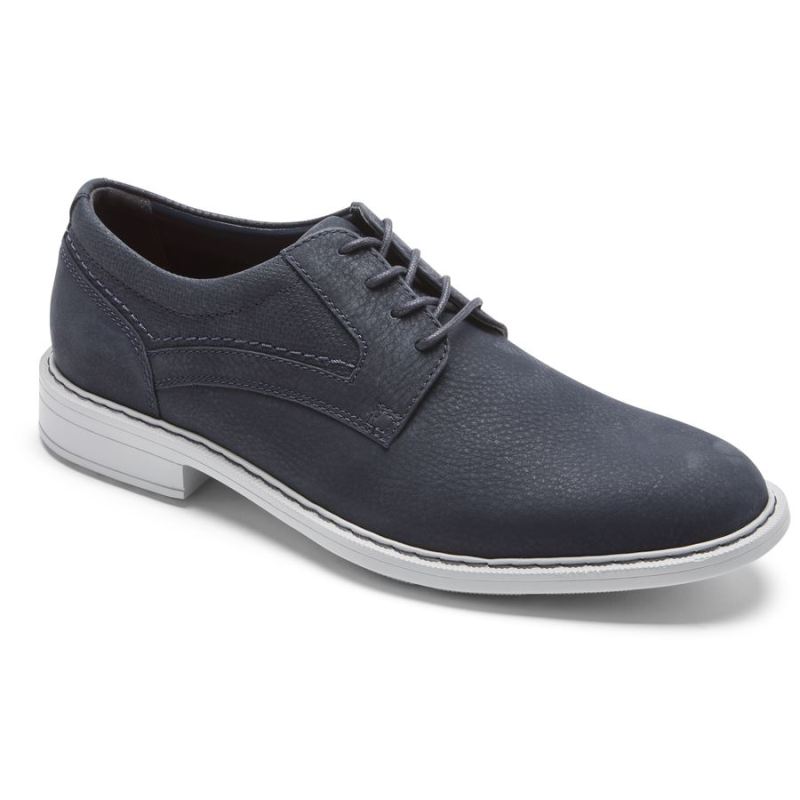 ROCKPORT - MEN'S TANNER PLAIN TOE OXFORD-NAVY