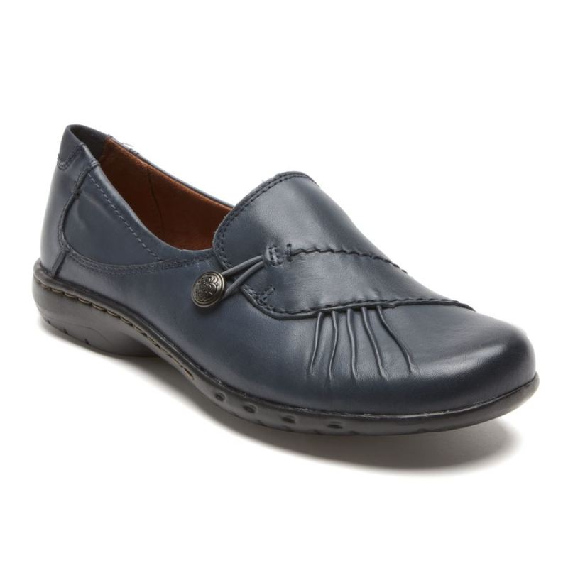 ROCKPORT - WOMEN'S COBB HILL PAULETTE SLIP-ON-NAVY