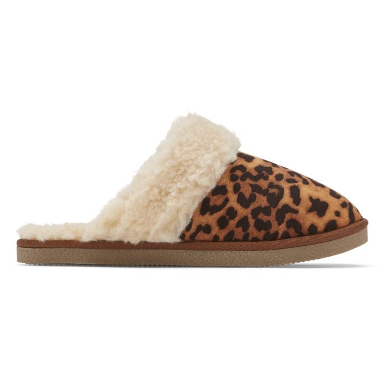 ROCKPORT - WOMEN'S TRUTECH VEDA SLIDE SLIPPER-LEOPARD