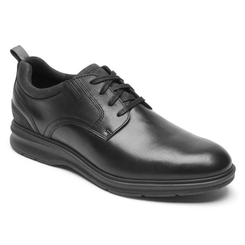 ROCKPORT - MEN'S TOTAL MOTION CITY PLAIN TOE OXFORD-BLACK