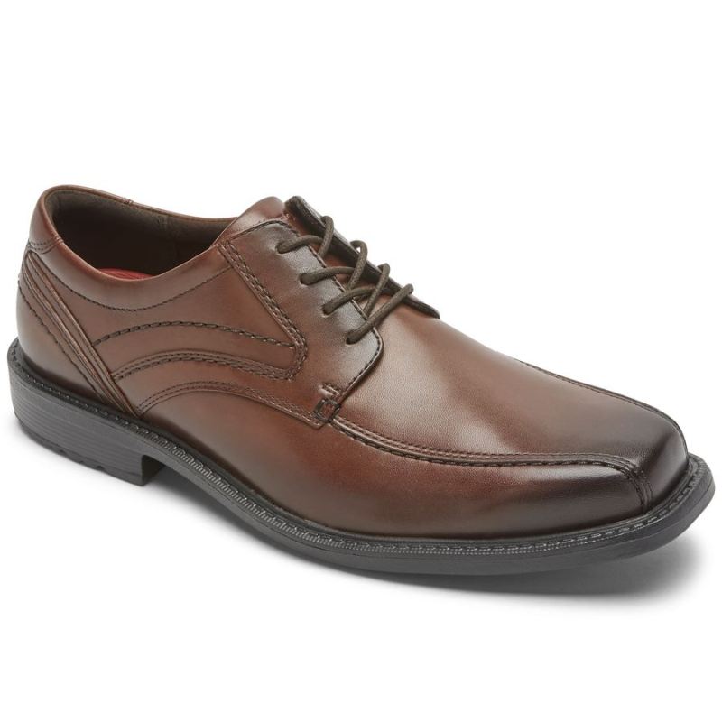 ROCKPORT - MEN'S STYLE LEADER 2 BIKE TOE OXFORD-New Brown Gradient