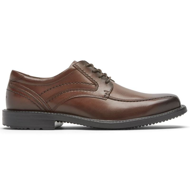 ROCKPORT - MEN'S STYLE LEADER 2 BIKE TOE OXFORD-New Brown Gradient