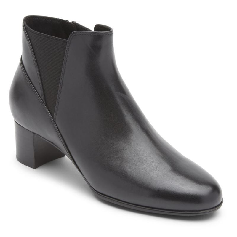 ROCKPORT - WOMEN'S CAREER DRESS CHELSEA BOOT-BLACK