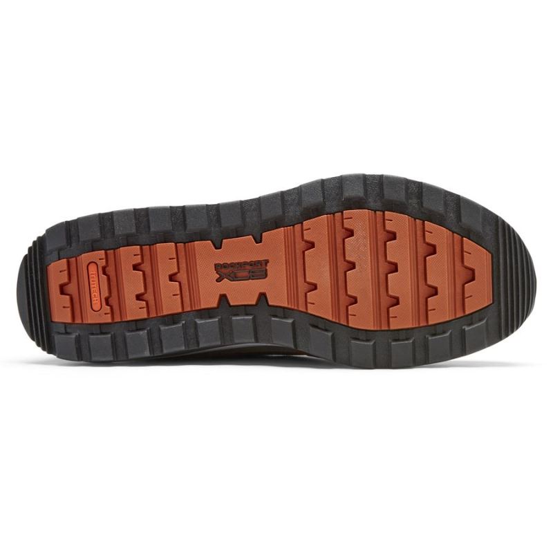 ROCKPORT - MEN'S XCS PATHWAY WATERPROOF UBAL TREKKER-MAGNET NUBUCK