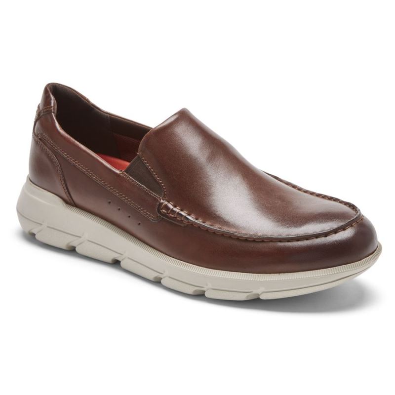 ROCKPORT - MEN'S GRADY VENETIAN LOAFER-DARK BROWN