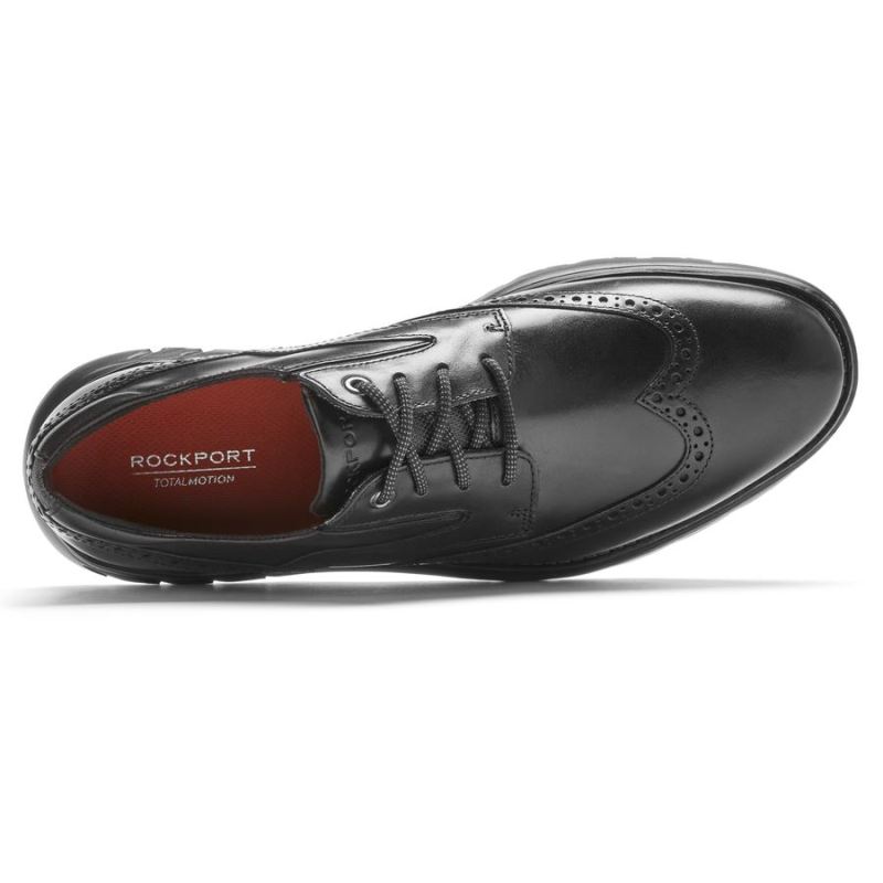 ROCKPORT - MEN'S TOTAL MOTION SPORT WINGTIP-BLACK