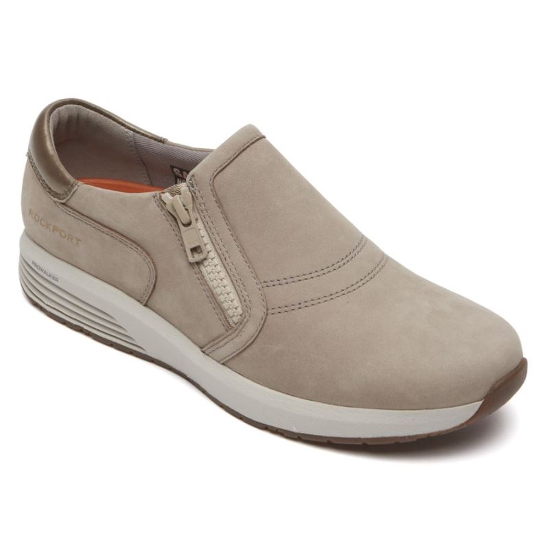 ROCKPORT - WOMEN'S TRUSTRIDE PROWALKER SLIP-ON SNEAKER-TAUPE