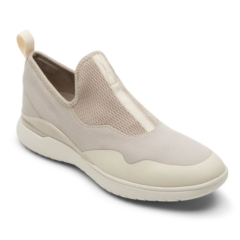ROCKPORT - WOMEN'S TOTAL MOTION SPORT MESH SLIP-ON-WHITE/HUMMUS ECO