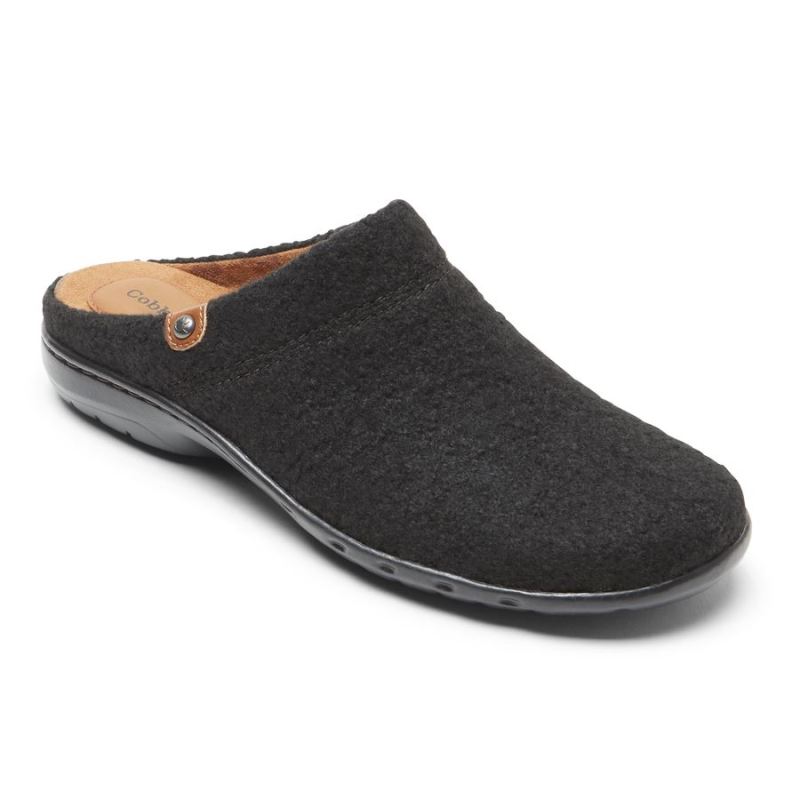 ROCKPORT - WOMEN'S COBB HILL PENFIELD CLOG-BLACK