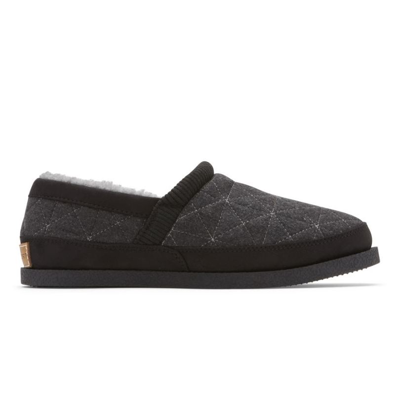 ROCKPORT - WOMEN'S TRUTECH VEDA MOC SLIPPER-DARK GREY