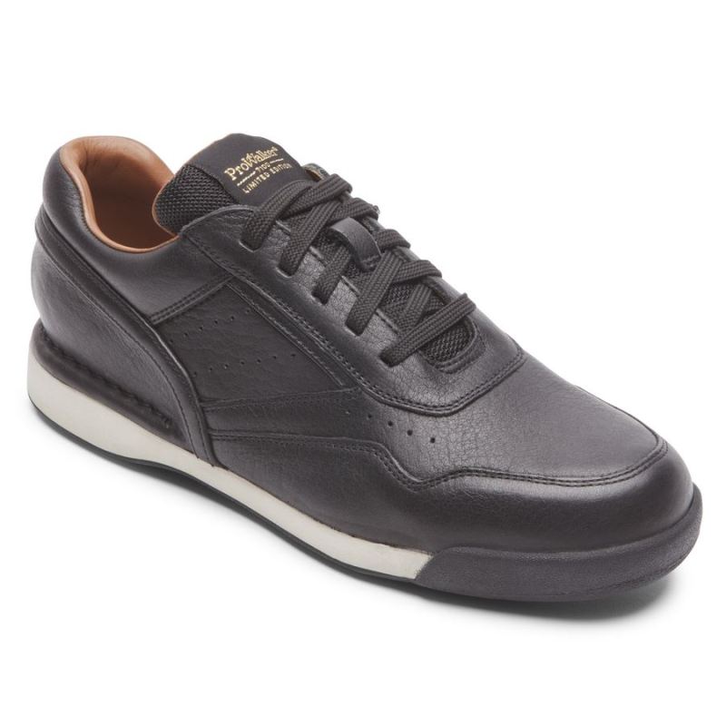 ROCKPORT - MEN'S 7100 PROWALKER LIMITED EDITION SHOE-BLACK LEATHER