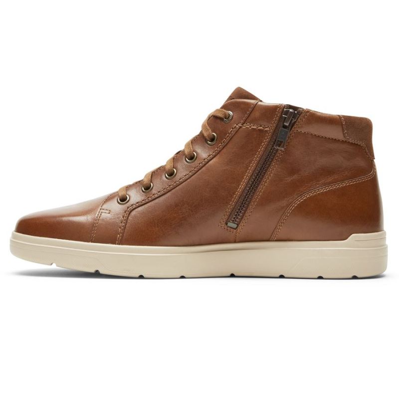 ROCKPORT - MEN'S TOTAL MOTION LITE ZIP SNEAKER-TAN