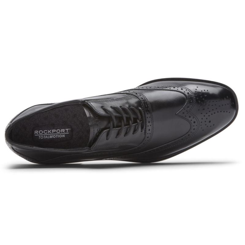 ROCKPORT - MEN'S TOTAL MOTION OFFICE WINGTIP-BLACK