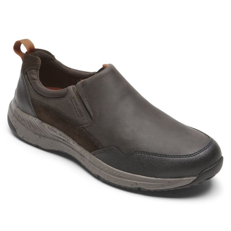 ROCKPORT - MEN'S TOTAL MOTION TRAIL SLIP-ON-WATERPROOF-Java