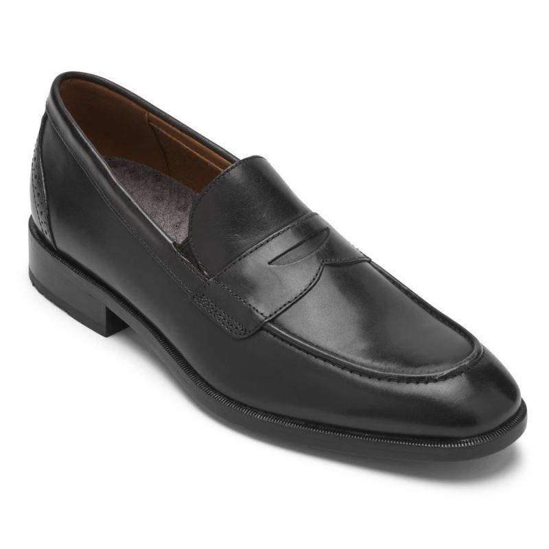 ROCKPORT - MEN'S TOTAL MOTION OFFICE PENNY LOAFER-BLACK