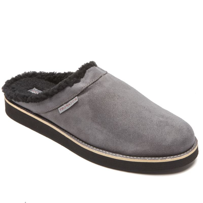 ROCKPORT - MEN'S AXELROD SLIDE-GREY