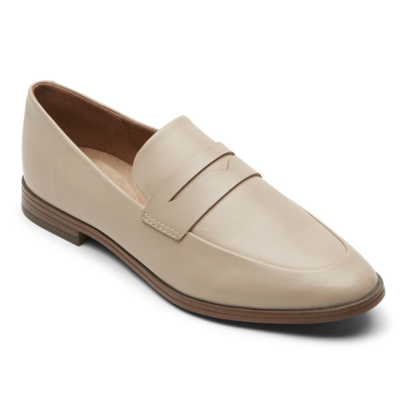 ROCKPORT - WOMEN'S PERPETUA CLASSIC PENNY LOAFER-HUMUS