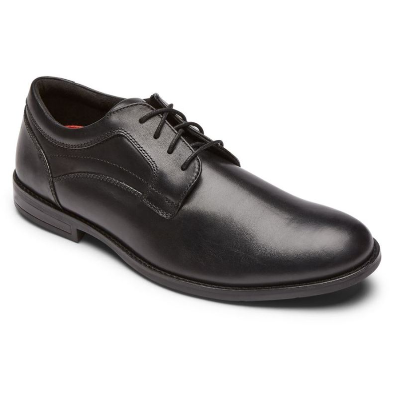 ROCKPORT - MEN'S MYKEL PLAIN TOE OXFORD-BLACK