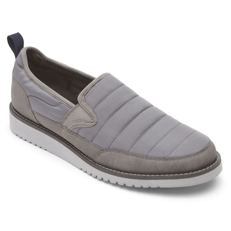 ROCKPORT - MEN'S AXELROD QUILTED SLIP-ON-GREY