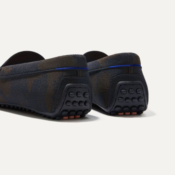 The Driving Loafer-Woodland Camo Men's Rothys Shoes