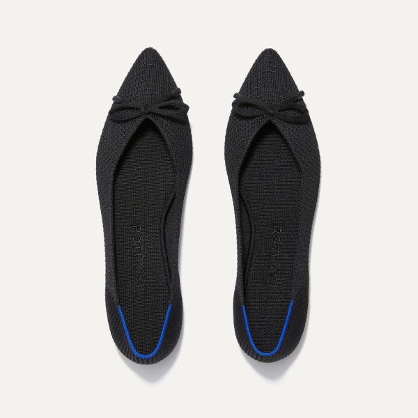 The Bow Point-Blackout Women's Rothys Shoes