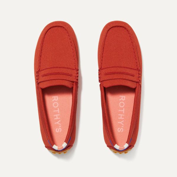 The Driver-Red Clementine Women's Rothys Shoes