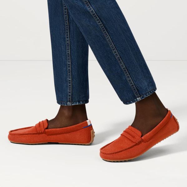 The Driver-Red Clementine Women's Rothys Shoes