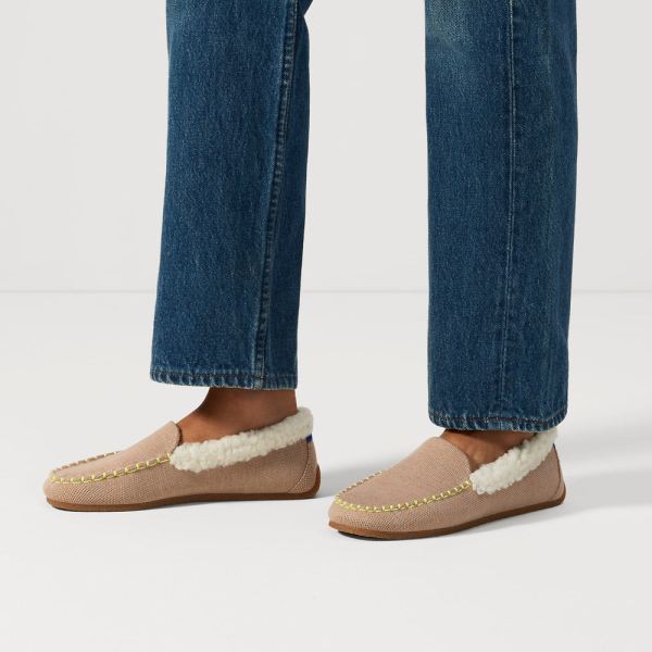 The Merino Slipper-Birch Tan Women's Rothys Shoes