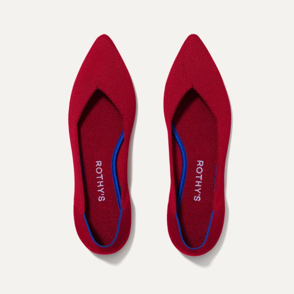 The Point-Chili Red Women's Rothys Shoes