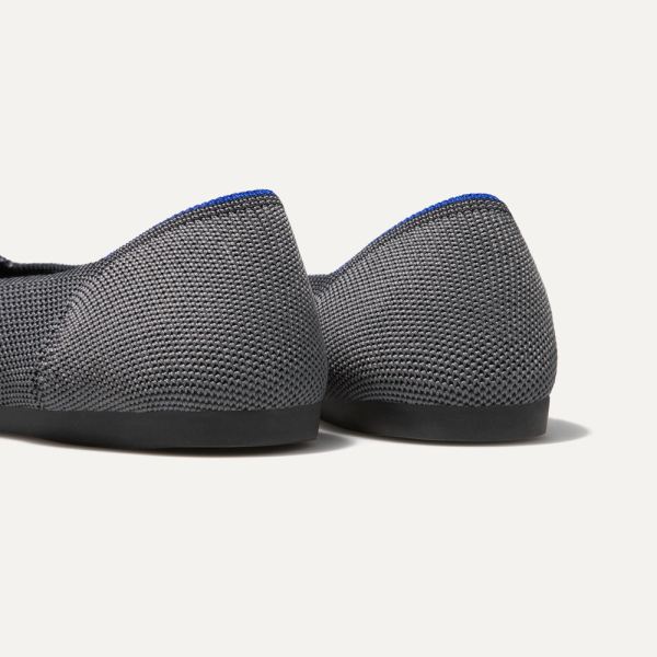 The Point-Cloud Grey Birdseye Women's Rothys Shoes