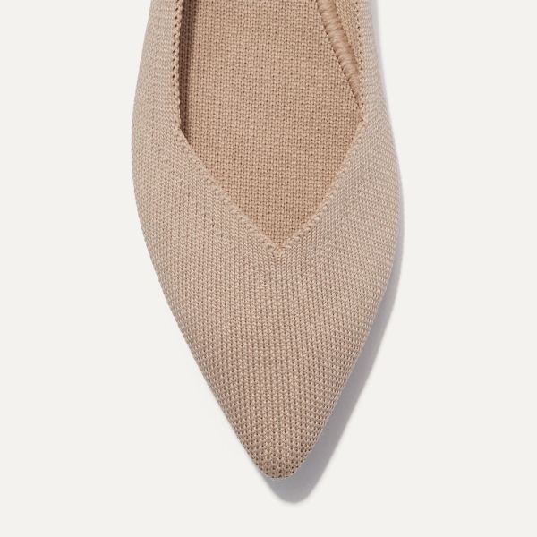 The Point-Ecru Women's Rothys Shoes
