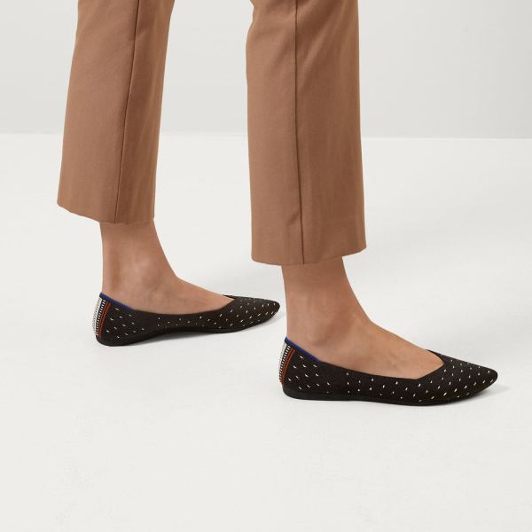 The Point-Ivory Dot Women's Rothys Shoes
