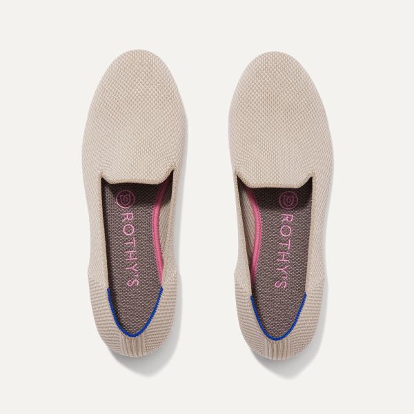 The Loafer-Linen Double Stitch Women's Rothys Shoes