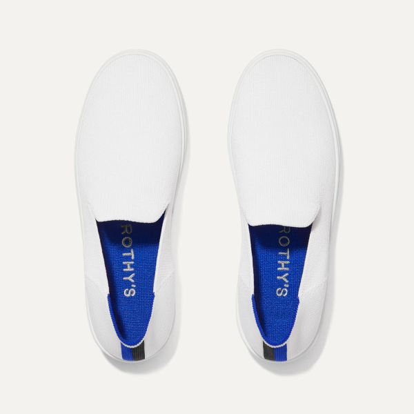 The Sneaker-Bright White Women's Rothys Shoes