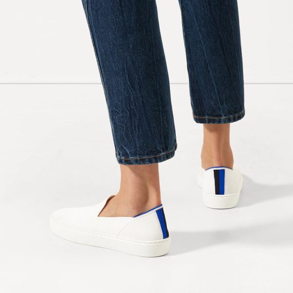 The Sneaker-Bright White Women's Rothys Shoes