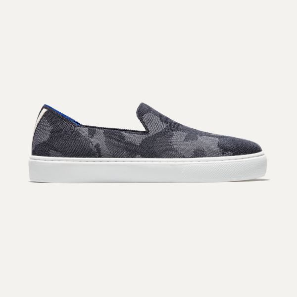 The Sneaker-Grey Camo Women's Rothys Shoes