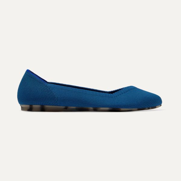 The Flat-Deep Ocean Women's Rothys Shoes