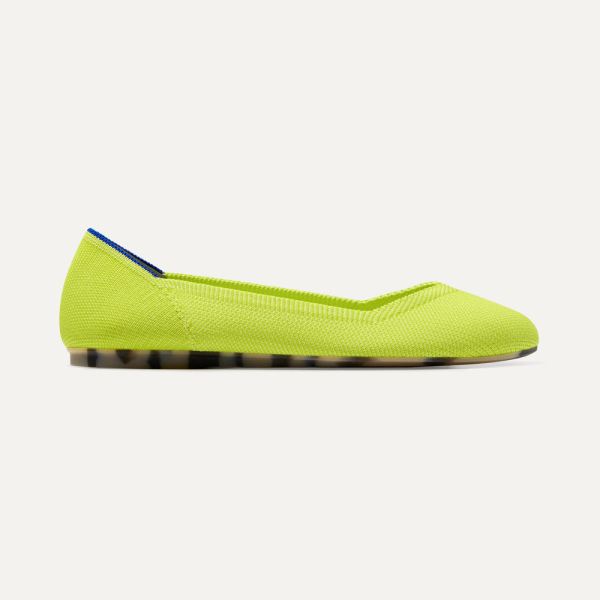 The Flat-Lemon Lime Women's Rothys Shoes