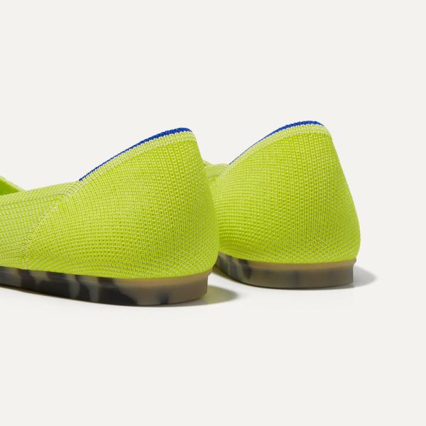 The Flat-Lemon Lime Women's Rothys Shoes
