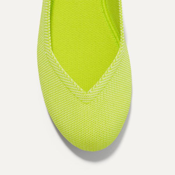 The Flat-Lemon Lime Women's Rothys Shoes