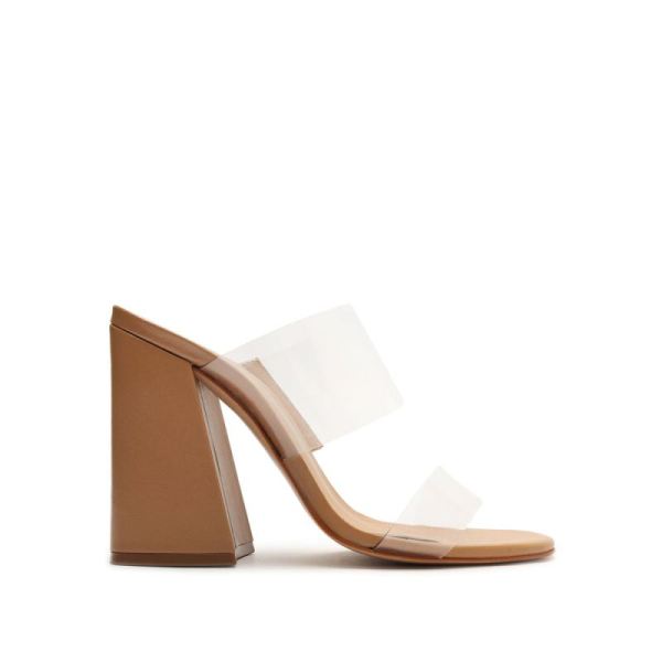 Schutz | Women's Victorie High Block Sandal-Beige