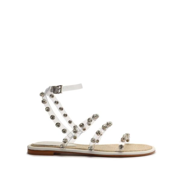 Schutz | Women's Steph Vinyl Sandal-White