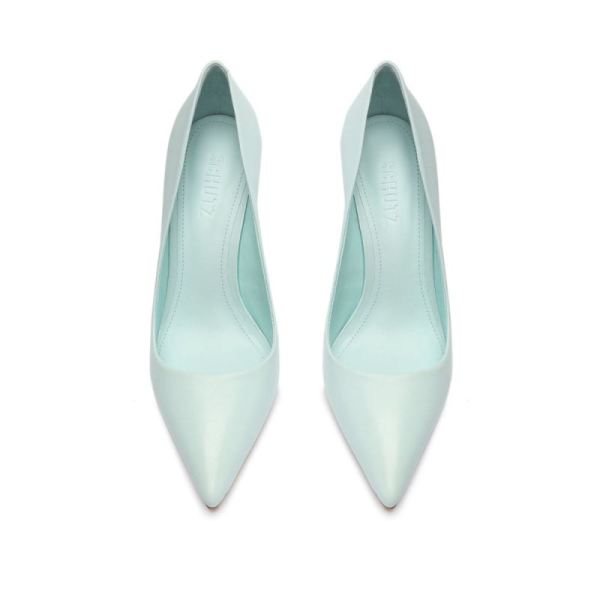 Schutz | Women's Lou Nappa Leather Pump-Soft Sky