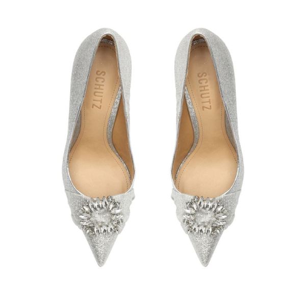 Schutz | Women's Meisho Glam Pump-Silver